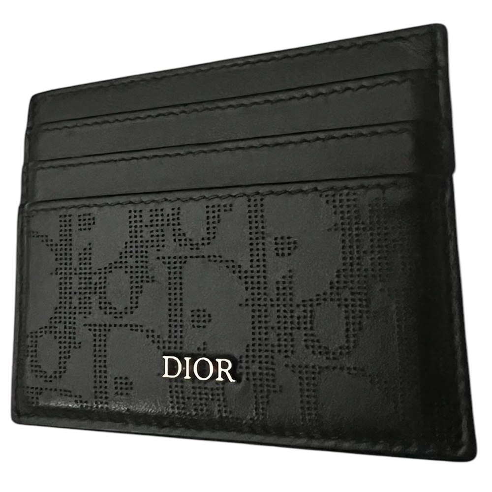 DIOR | Black Dior Oblique Jacquard and Black Grained Calfs